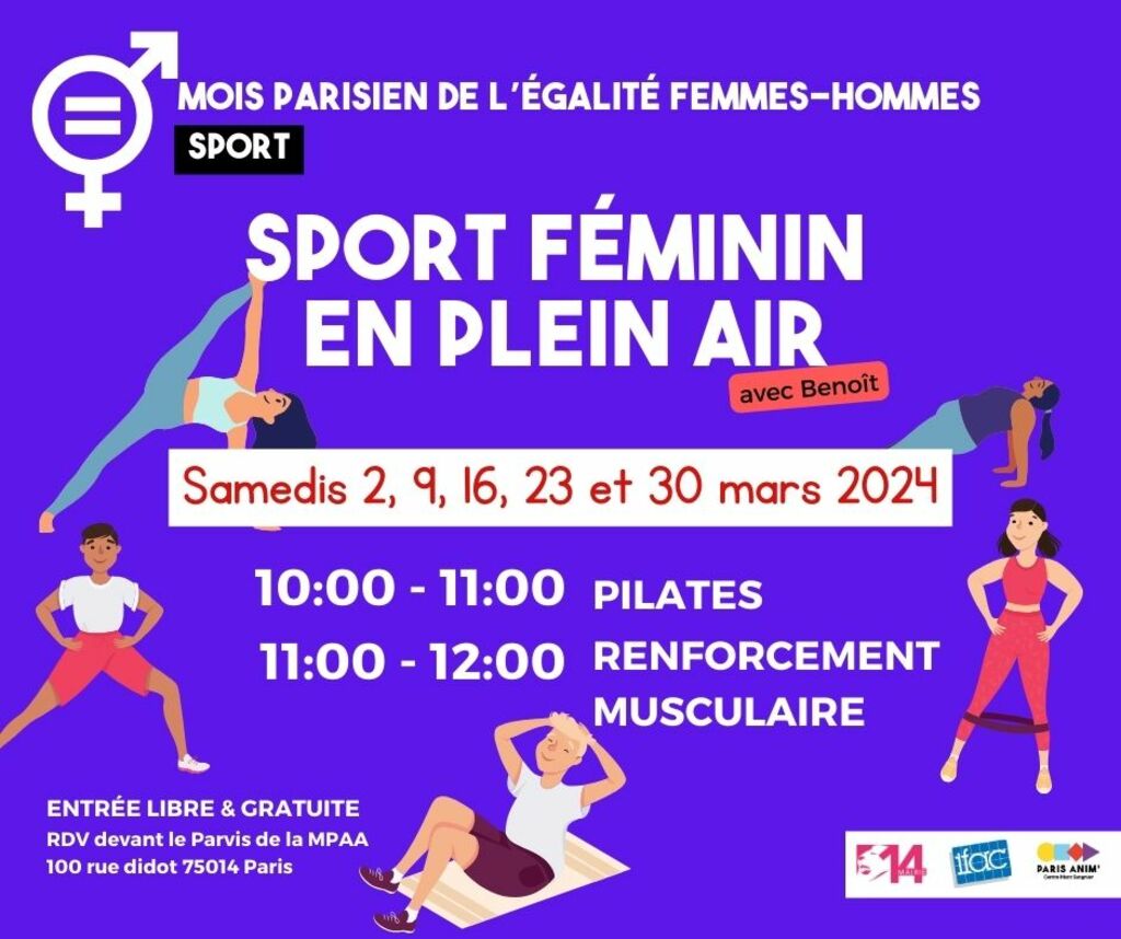 Sport féminin en plein air 